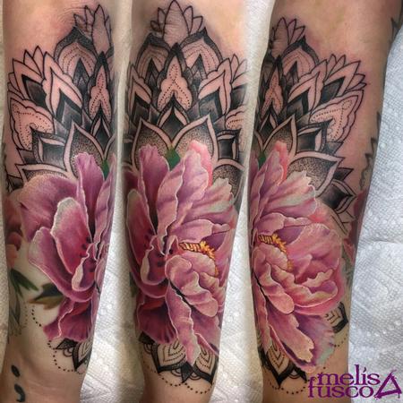 tattoos/ - Peony delicate mandala 2 - 116140